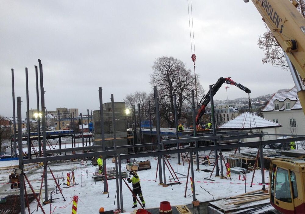 Byggingen av nye St. Olav Domkirke er nå i full gang